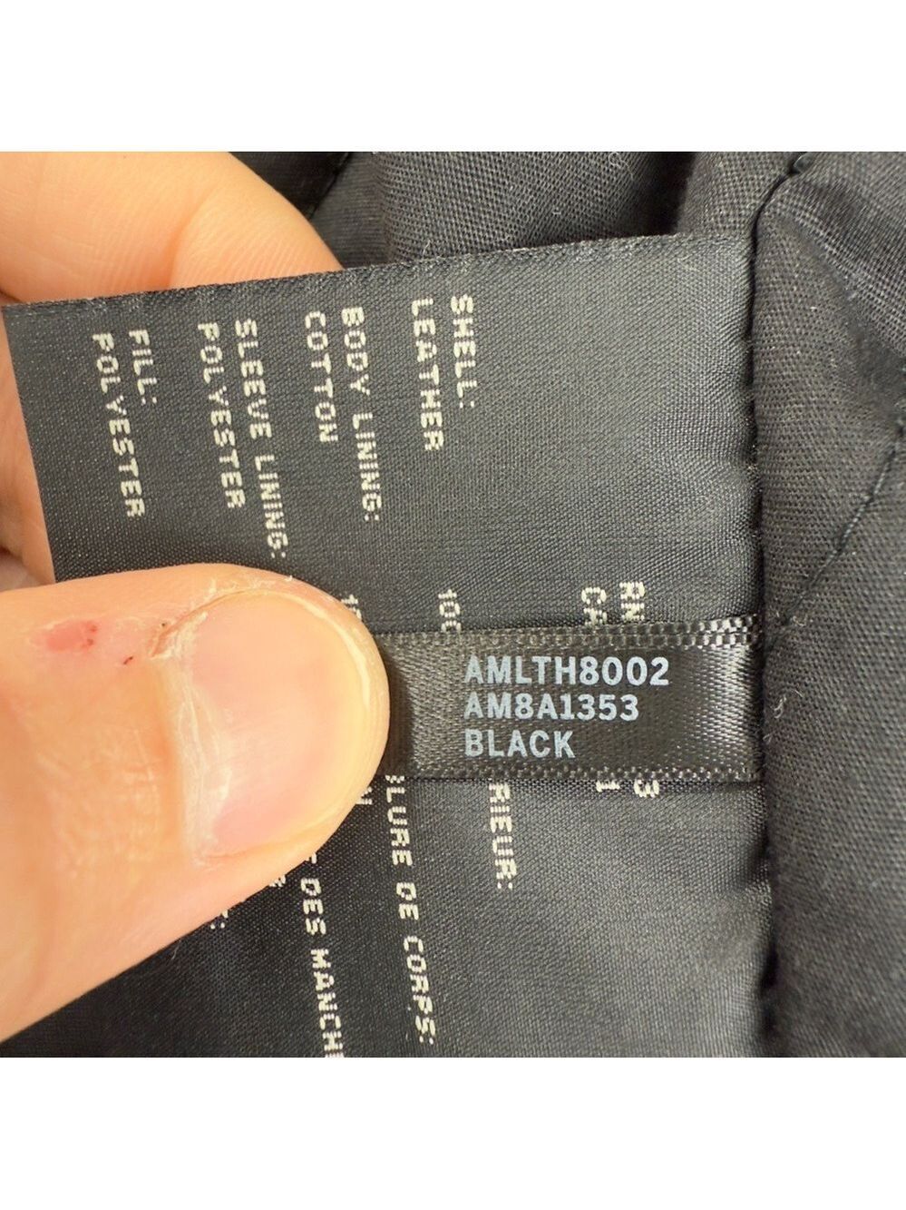 Andrew Marc Men's Size Medium 100% Black Soft Leather Jacket Full Zip AM8A1353 - Picture 14 of 16